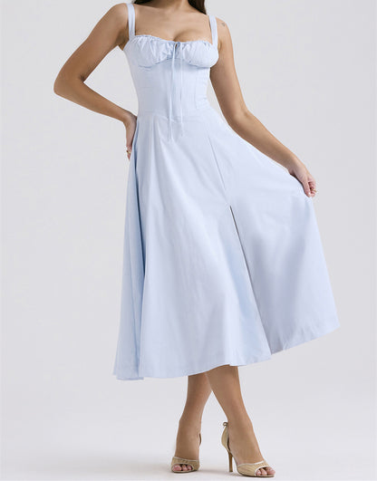 Suspender Gentle Style Dress