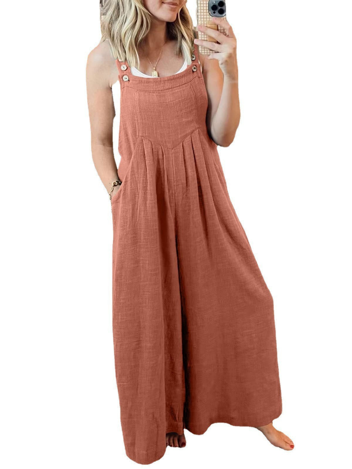 Suspender Jumpsuit for Women