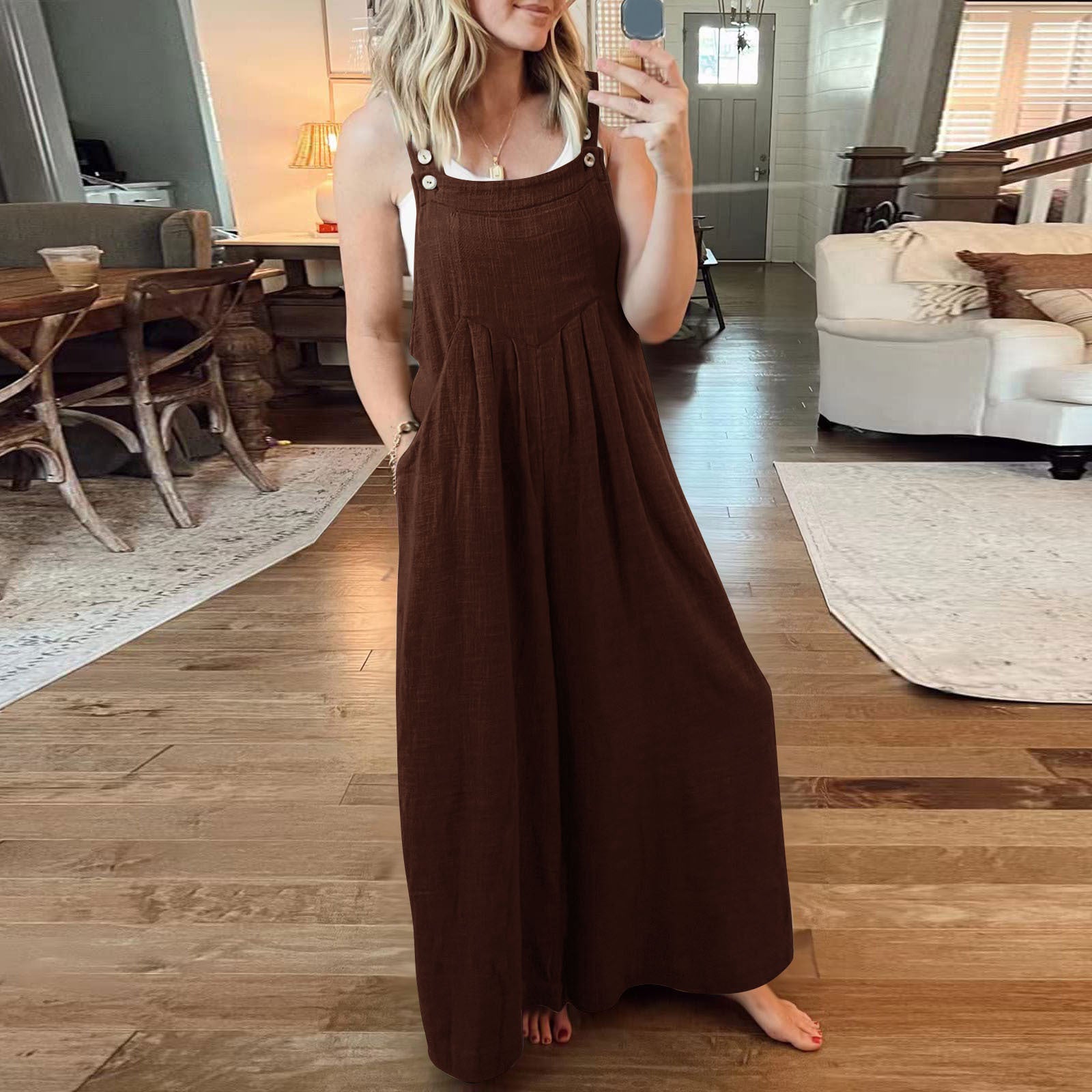 Suspender Jumpsuit for Women