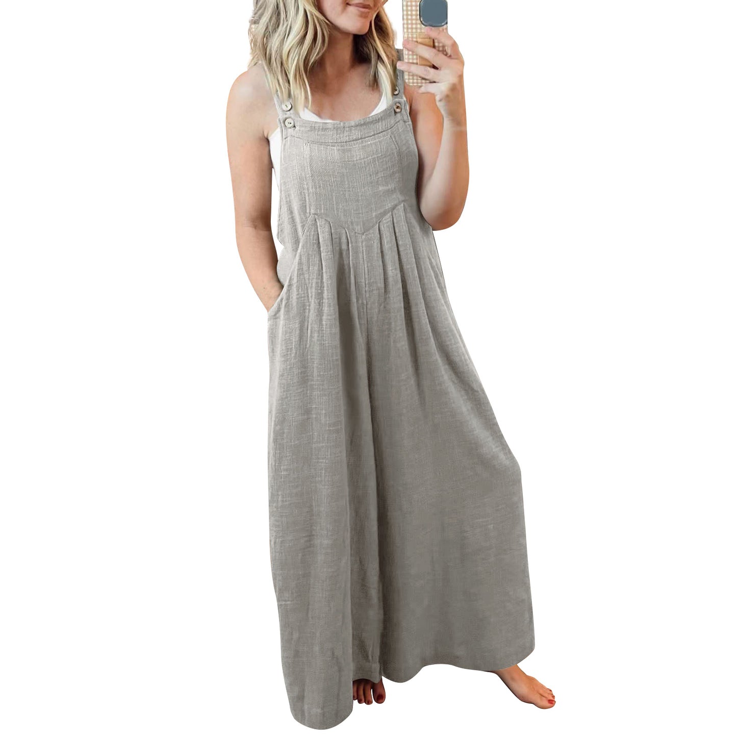 Suspender Jumpsuit for Women