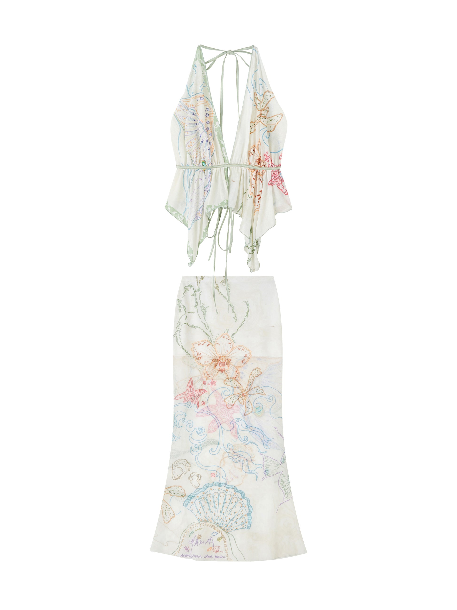 Suspender skirt