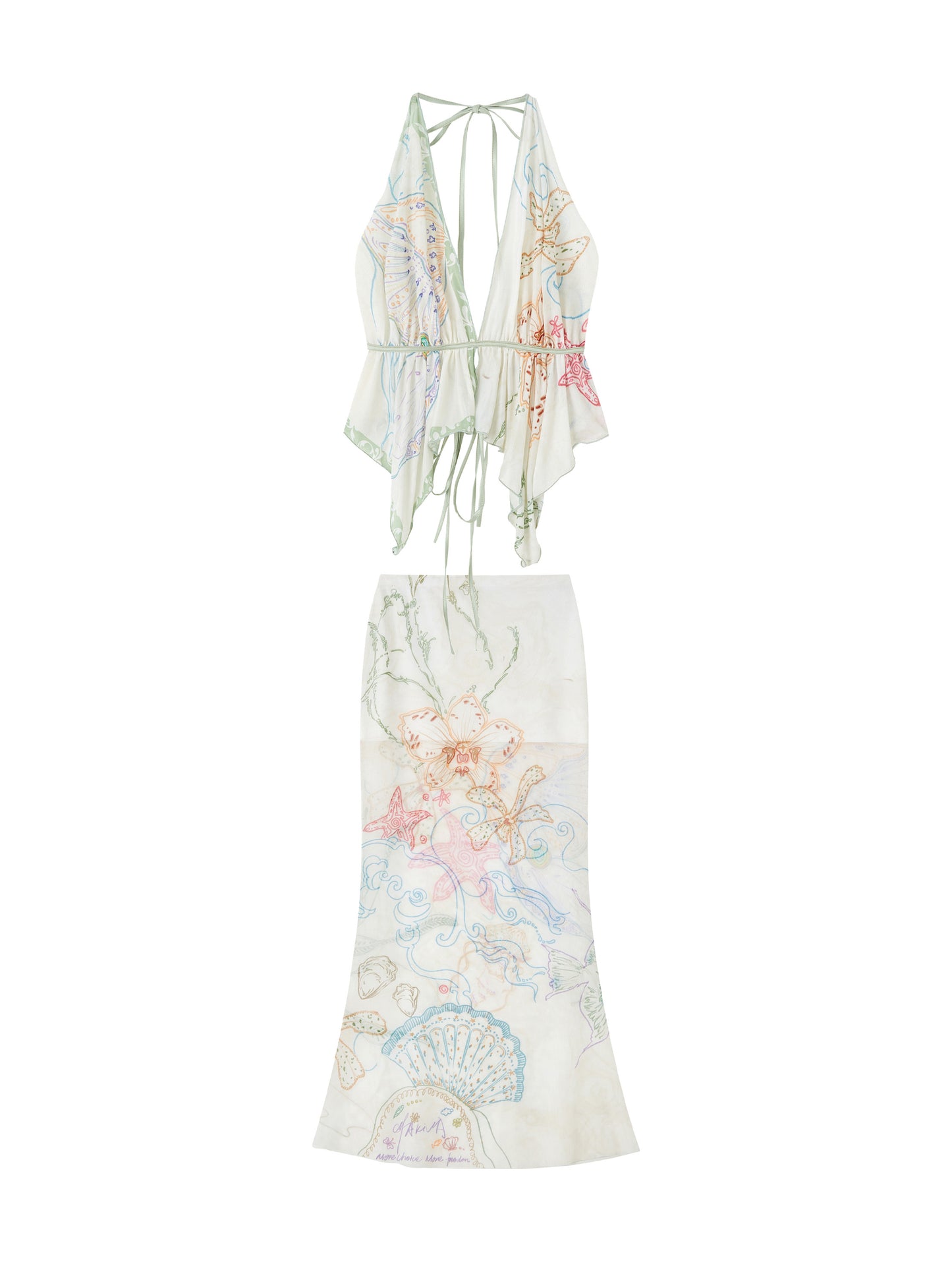 Suspender skirt