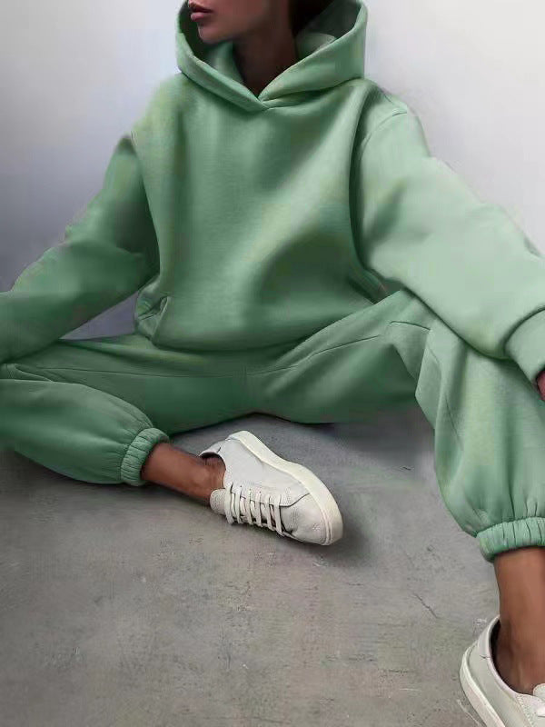 Sweat Pants Two-Piece Set