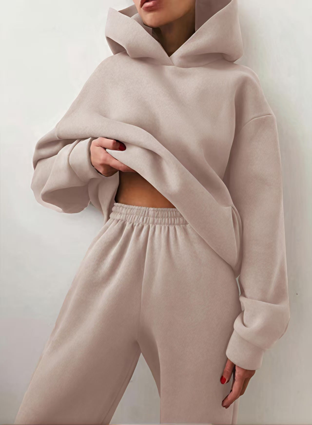 Sweat Pants Two-Piece Set