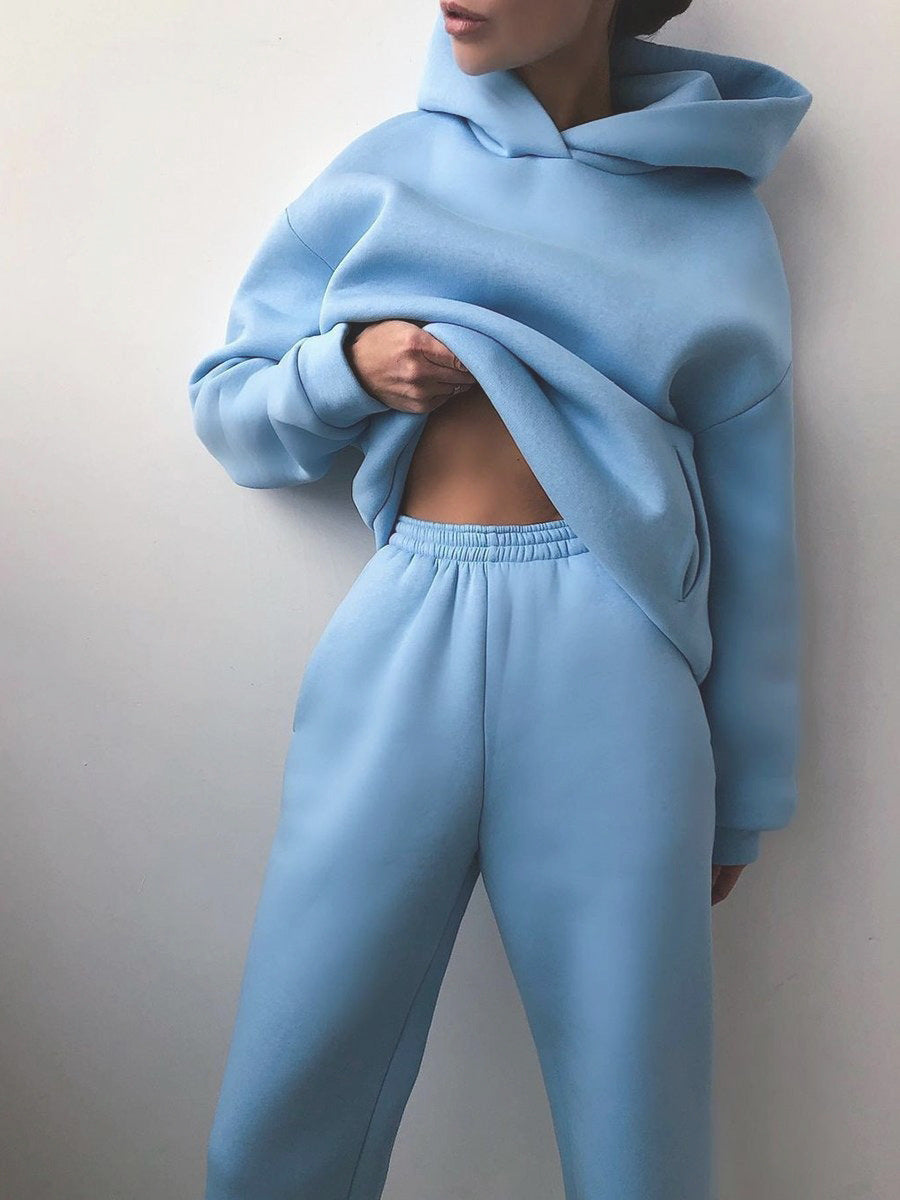 Sweat Pants Two-Piece Set
