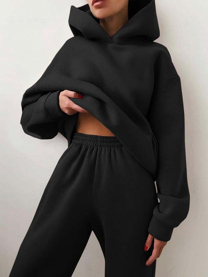 Sweat Pants Two-Piece Set