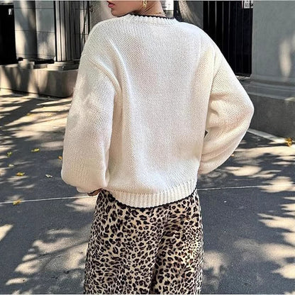 Sweater Women's Casual Commuter Cardigan Long-Sleeved