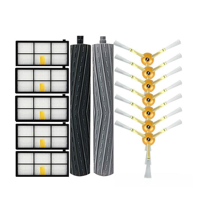 Sweeping robot filter screen roller brush
