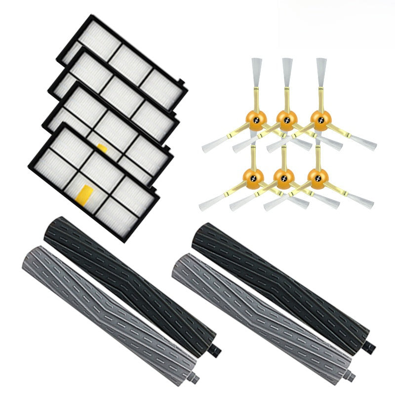 Sweeping robot filter screen roller brush
