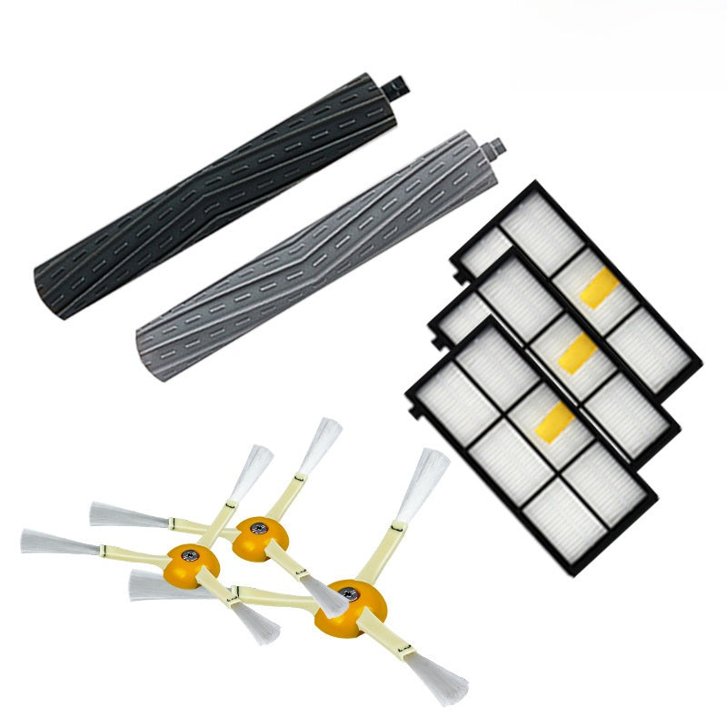 Sweeping robot filter screen roller brush