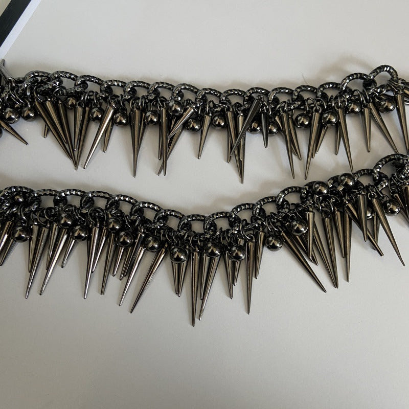 Sweet, cool, and bold girl style with studs