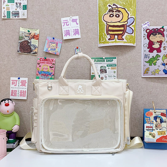 Sweet Girl’s Solid Color Shoulder Bag