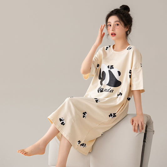 Sweet style summer pajama dress