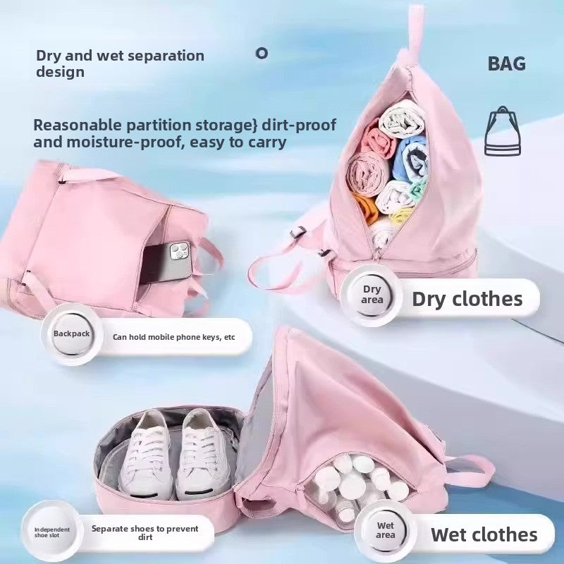 Swimming Cosmetics Bag, Wet and Dry Separation