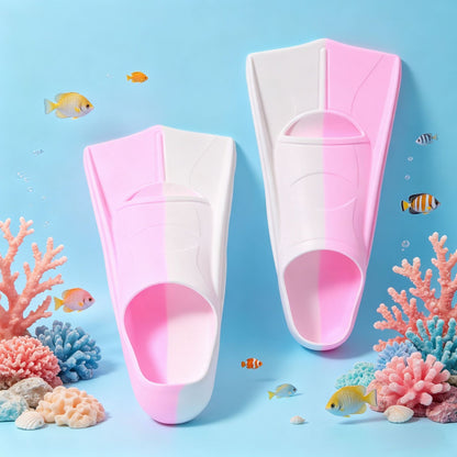 Swimming Fins Silicone Children's and Adult Professional Freestyle Diving Fins Training Equipment Cross-Border Wholesale Fins