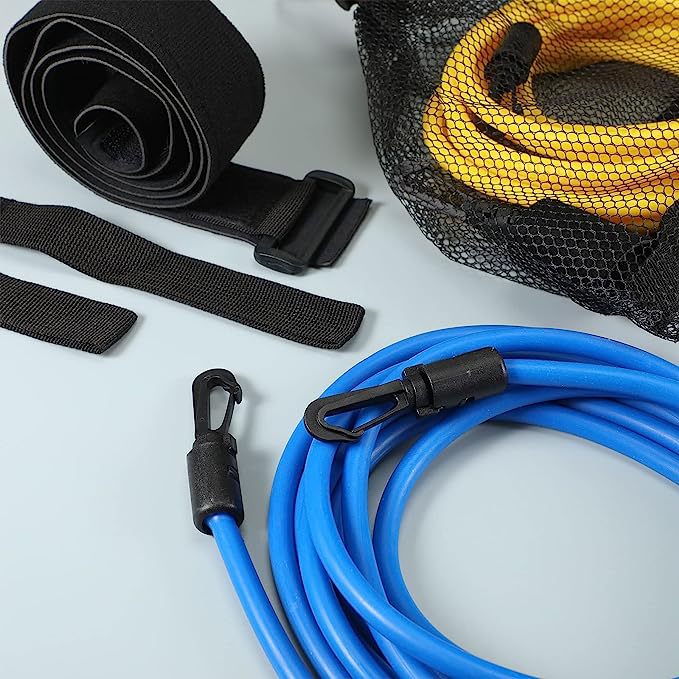 Swimming resistance band strength training equipment