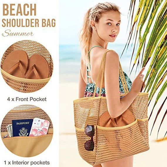 Swimming single-shoulder beach bag