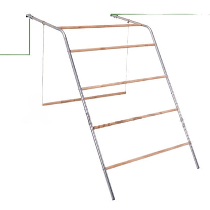 Swing-style chicken climbing frame