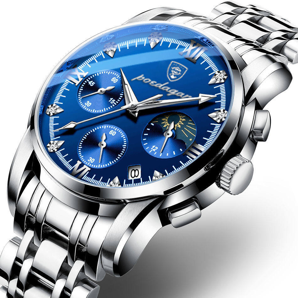 Swiss Quartz Waterproof Luminous Men's Watch