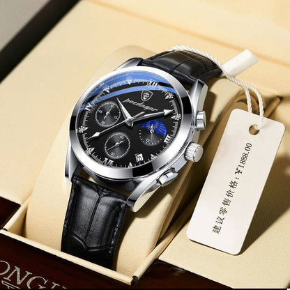Swiss Quartz Waterproof Luminous Men's Watch