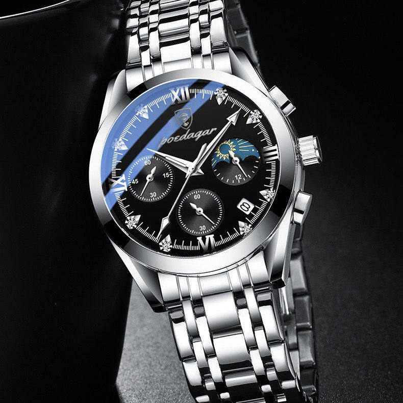 Swiss Quartz Waterproof Luminous Men's Watch