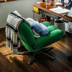 Green skin-friendly corduroy