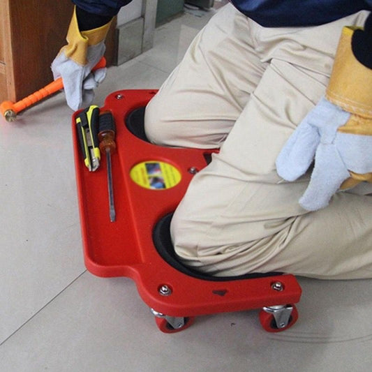 Swivel caster kneeling pad