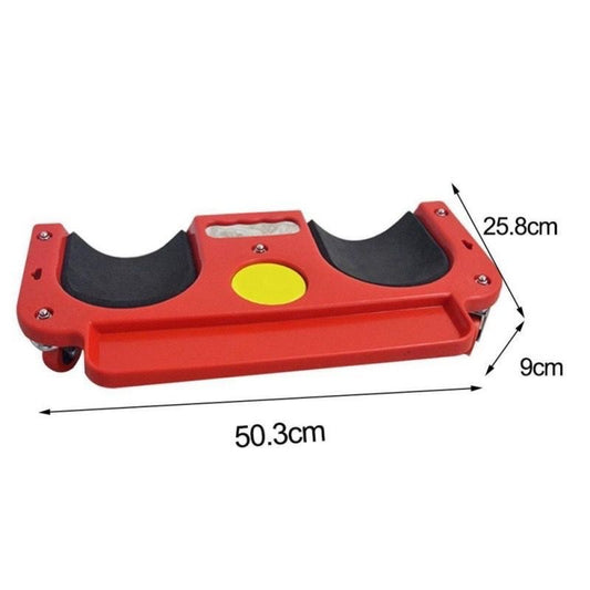 Swivel caster kneeling pad