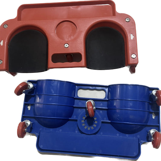 Swivel caster kneeling pad