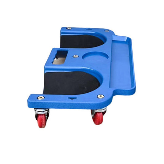 Swivel caster kneeling pad