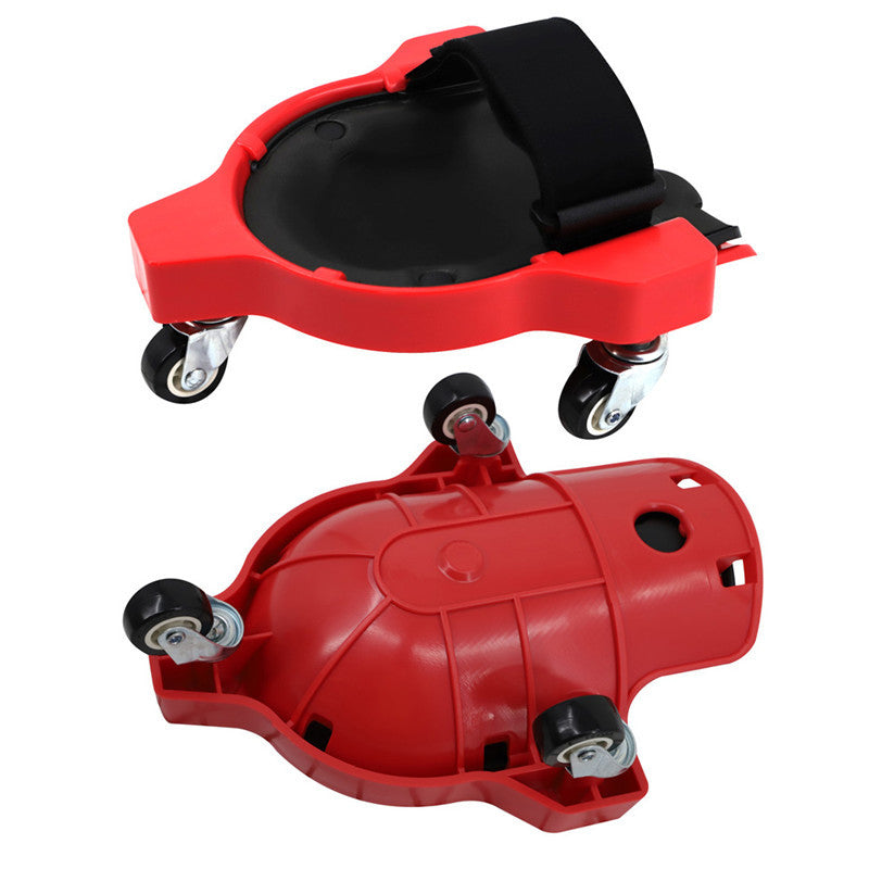 Swivel wheel mobile kneeling pad