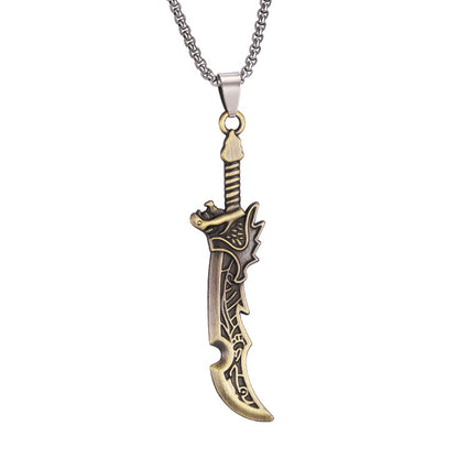 sword pendant titanium steel accessories new products