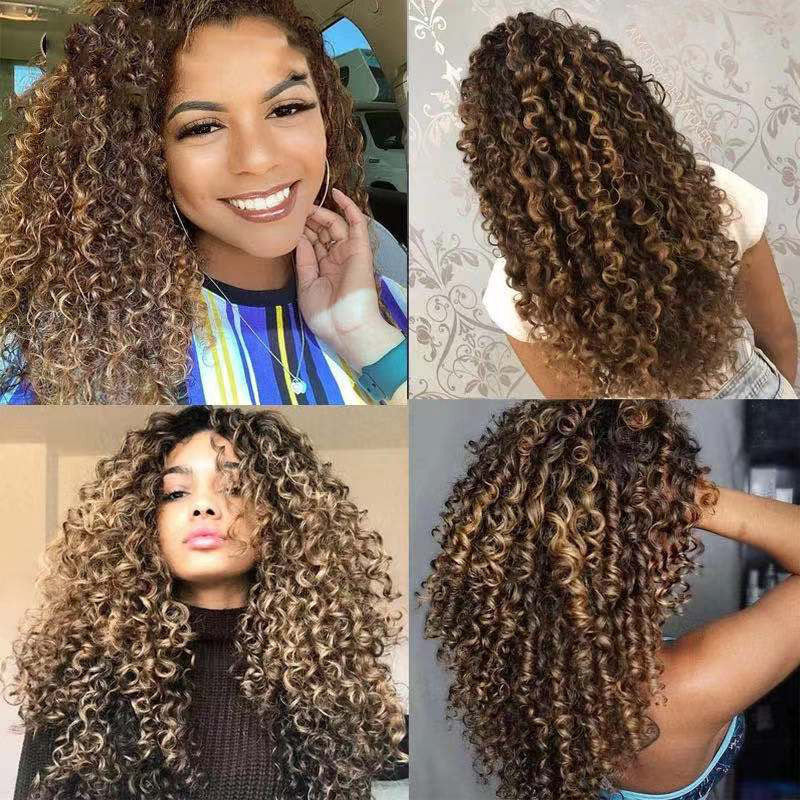 Synthetic Afro Curly Wig Hairpiece