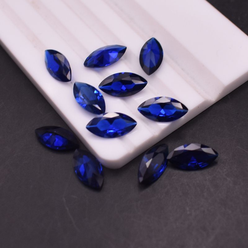 Synthetic Blue Spinel Marquise Loose Gemstone