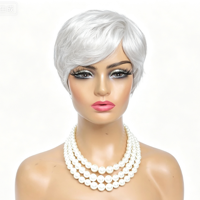 Synthetic bob wig