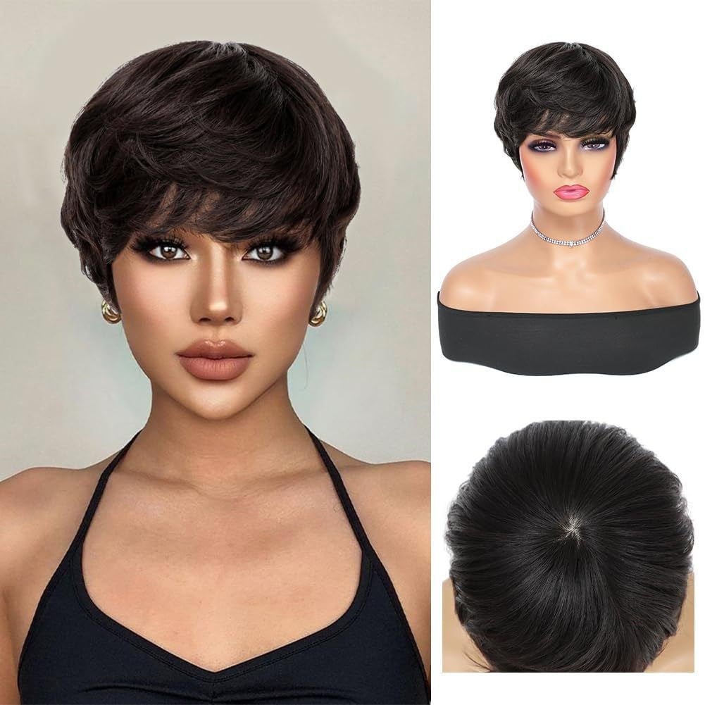 Synthetic bob wig