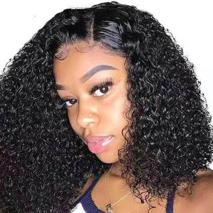 Synthetic Curly Wig with Adjustable Band