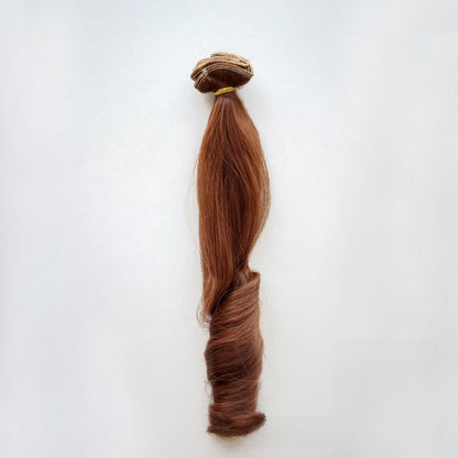 Synthetic Doll Wig with Heat-Resistant Fiber