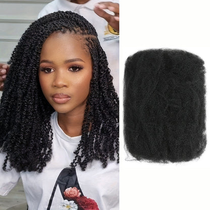 Synthetic fiber dreadlocks fluffy hairpiece
