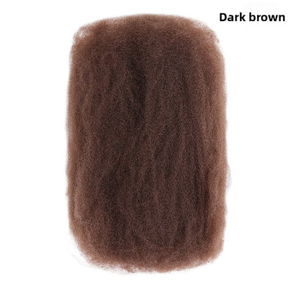 Synthetic fiber dreadlocks fluffy hairpiece