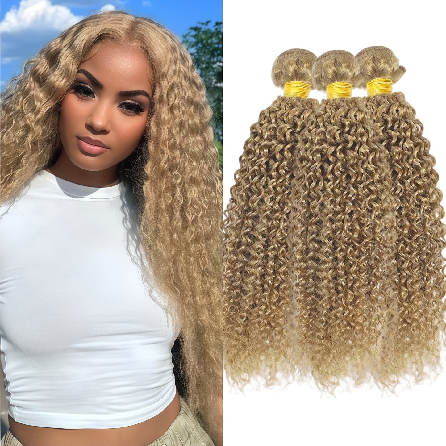 Synthetic fiber hair products