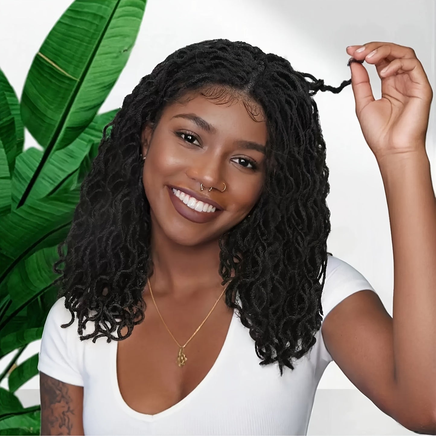 Synthetic fiber identification of fake hair