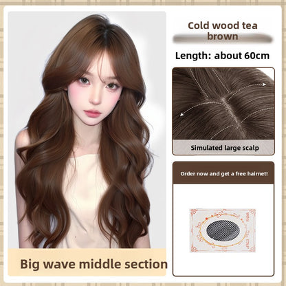 Synthetic fiber wig