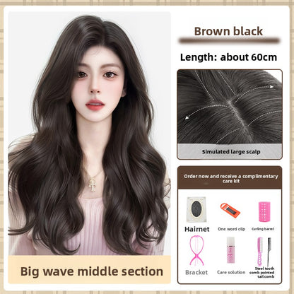 Synthetic fiber wig