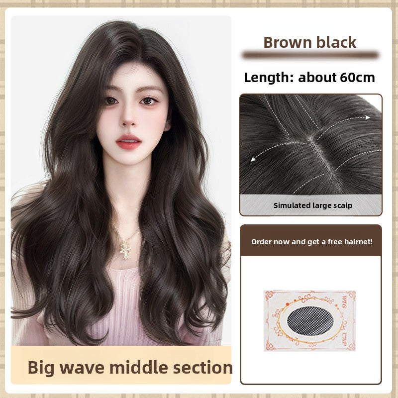 Synthetic fiber wig