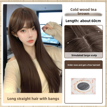 Synthetic fiber wig
