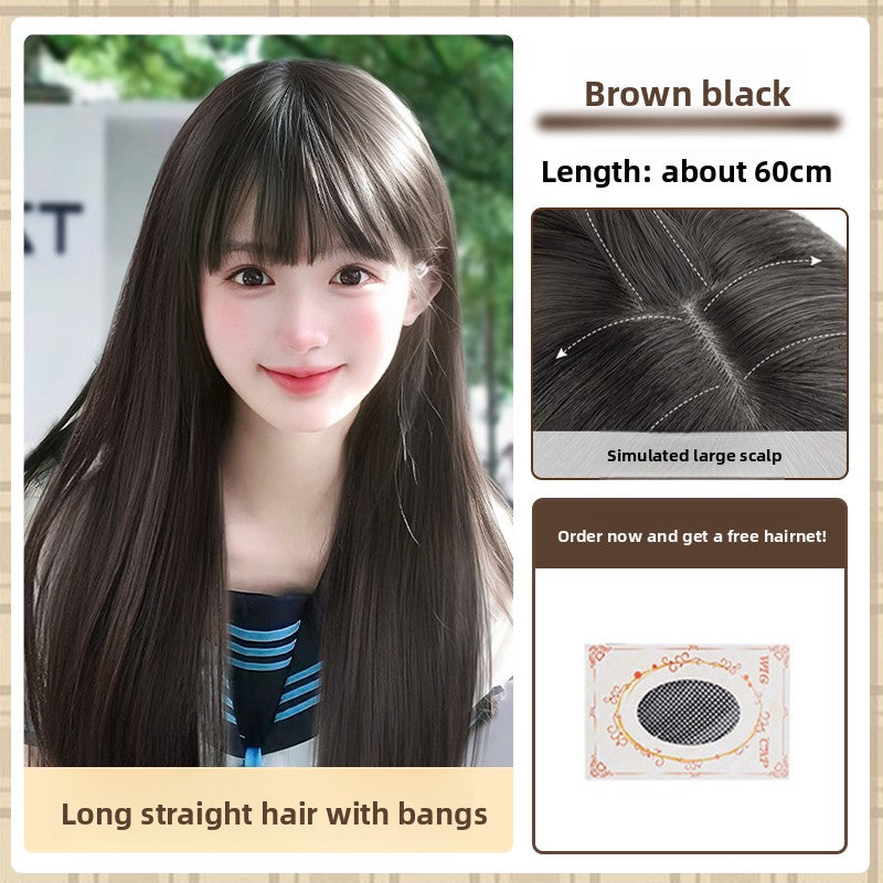 Synthetic fiber wig