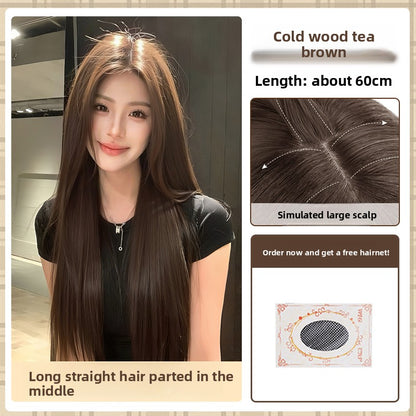 Synthetic fiber wig