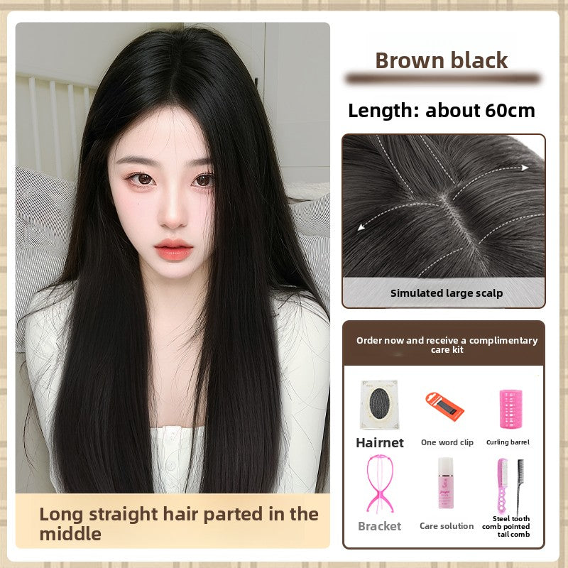 Synthetic fiber wig