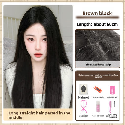Synthetic fiber wig